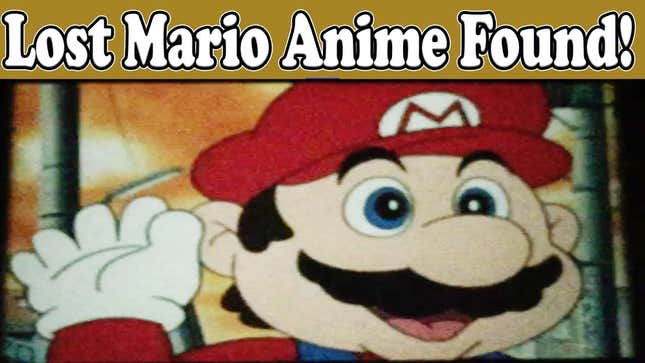 Watch (Part Of) A Mario Anime That's Been Lost For Almost 20 Years