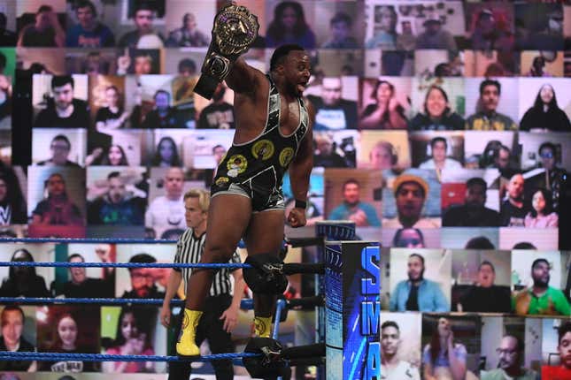 Image for article titled WWE Superstar Big E Is Bringing the Power of Positivity to Black History With Our Heroes Rock!