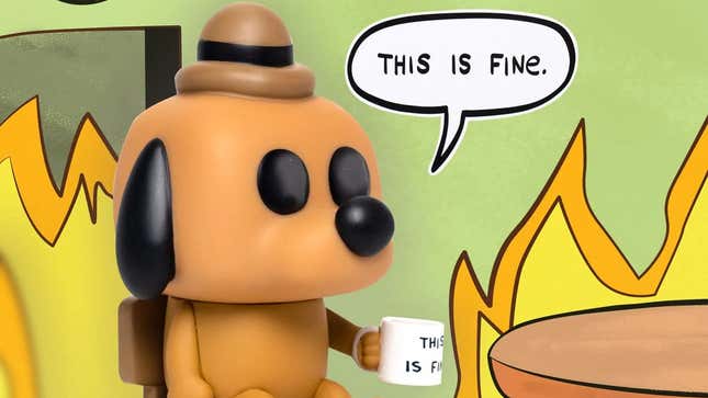 The This Is Fine Dog Gets a Funko POP! Toy