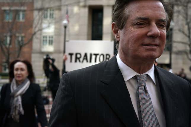 Image for article titled The Benefits of Whiteness: Paul Manafort Won&#39;t Be Going to Rikers Island. He Can Thank the Department of Justice