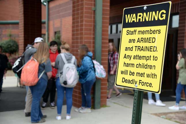 Image for article titled For Students in Dublin, Ga., Armed Teachers Aren&#39;t an Anomaly, They&#39;re an Expectation