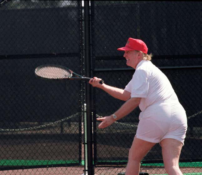 Image for article titled Melania Breaks Ground on White House Tennis Pavilion in Subtle Erotic Exercise