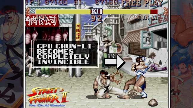 Image for article titled How Street Fighter II&#39;s Computer Opponents Cheat To Kick Your Ass