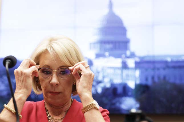 Image for article titled Senate Tells Betsy DeVos &#39;Nah,&#39; Over Rule That Makes Debt Relief Harder