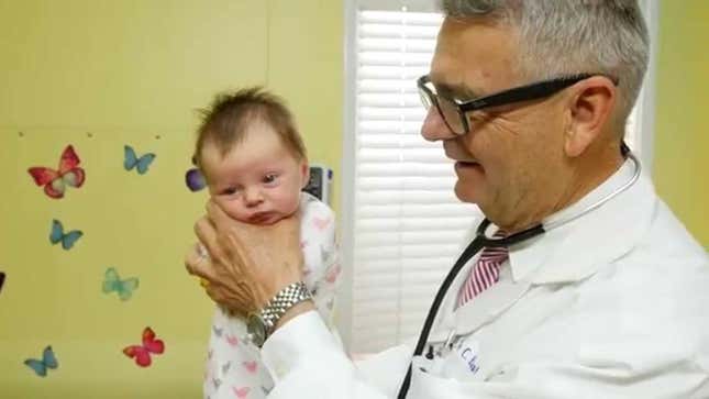 This Video of a Doctor Calming Babies Is So Freaking Calming