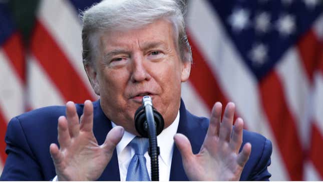 Image for article titled Trump Announces He's Temporarily Closing the U.S. to Immigrants