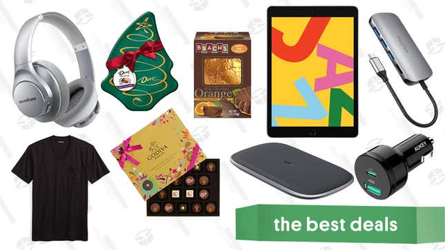 Image for article titled Tuesday&#39;s Best Deals: iPads, Aukey Accessories, Holiday Chocolates, and More