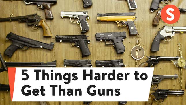 5 Things Harder to Get in the U.S. Than Guns<em></em><em></em>