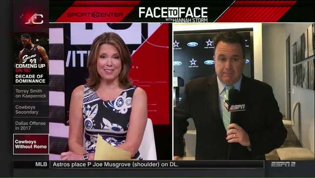 ESPN Reporter Walks Off In Middle Of Live Shot