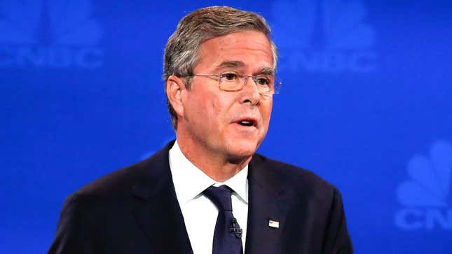 Image for article titled Poll Finds 23% Of Americans Would Vote For Jeb Bush If Candidate Standing Right Next To Them In Voting Booth