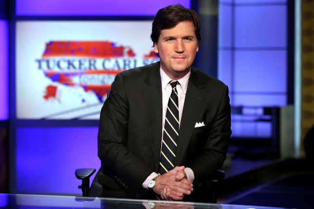 Image for article titled Tucker Carlson Believes White Privilege Is a Myth Because 7 Children of Color Won the National Spelling Bee