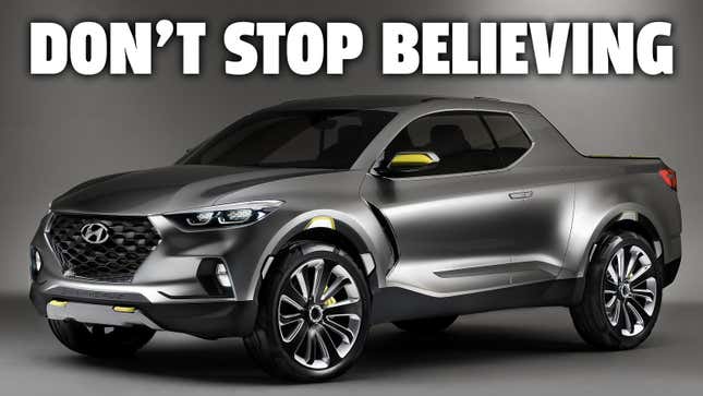 Image for article titled Hyundai&#39;s Committing $410 Million More To Make The Santa Cruz Compact Pickup Truck