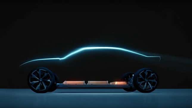 Image for article titled Teaser Shows Possible Electric Chevy Camaro And It&#39;s Graciously Not A Crossover