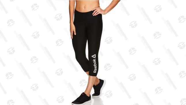 Reebok Women’s Quick Capri Leggings | $14 | Daily Steals | Promo Code KJRBK