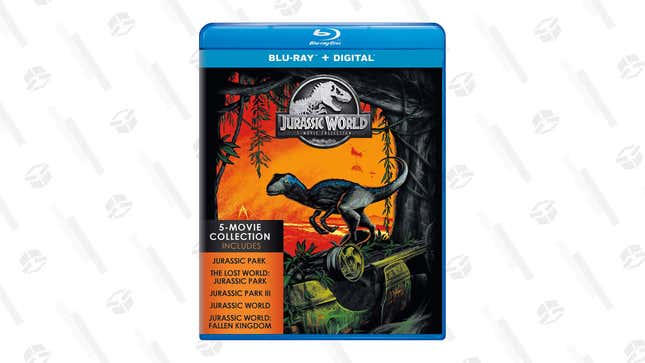 Jurassic World 5-Movie Collection (Blu-Ray) | $30 | Amazon