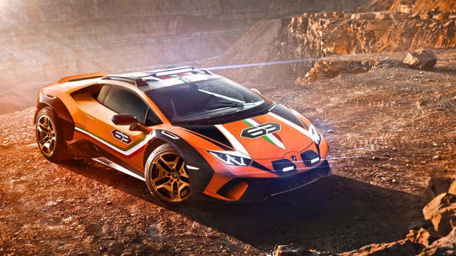 The Lamborghini Huracan Sterrato concept. 