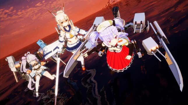 Image for article titled Azur Lane: Crosswave’s Warships Chat A Lot More Than They Fight