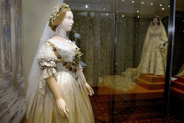 Queen Victoria’s wedding ensemble