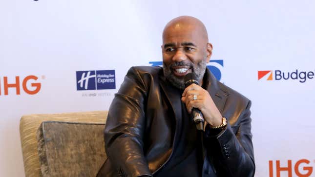 Steve Harvey announces his new business venture SteveHarveyDeals.com on February 02, 2019 in Atlanta, Georgia. 