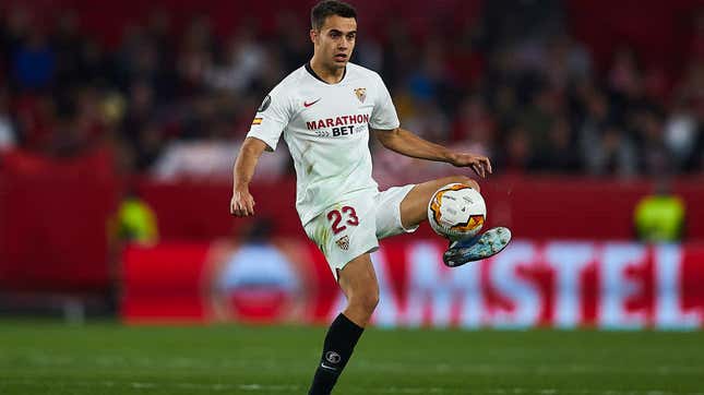 Sevilla defender Sergio Reguilón