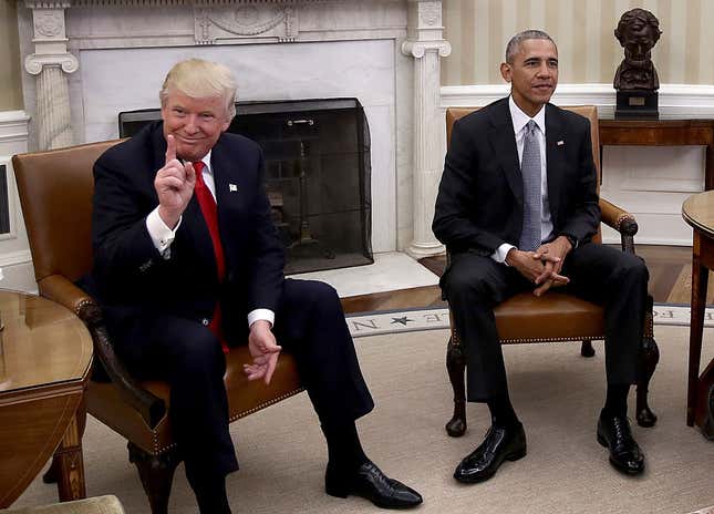 Image for article titled Obama: Trump Was a Fan Who Became a Hater