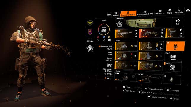 Image for article titled The Division 2’s Newest Update Makes It A Much Better Loot Game