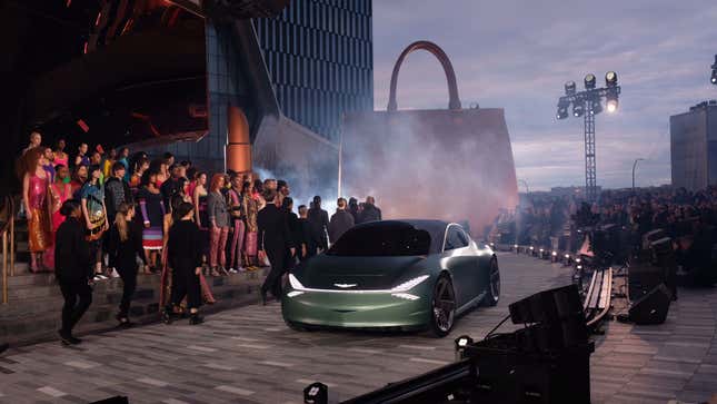 Image for article titled Take a Closer Look at The New Genesis Mint Luxury EV Hatchback Concept