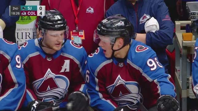 Avalanche's Mikko Rantanen Scored A Goal Off His Crotch