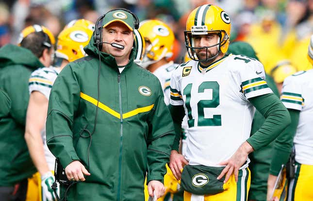 Aaron Rodgers Insists He Got Along Fine With Ex-Packers Coach Mike McCarthy, Says They're Just Both "Alpha Males"
