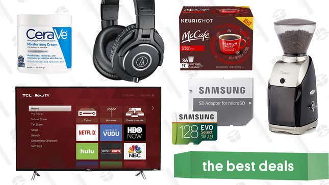 Image for article titled Monday&#39;s Best Deals: TCL TV, Diane Von Furstenberg, Coffee Grinders, and More