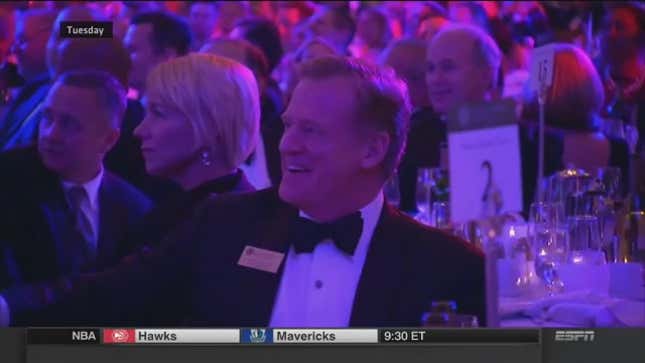 Roger Goodell: Heh, Concussions. Heh.