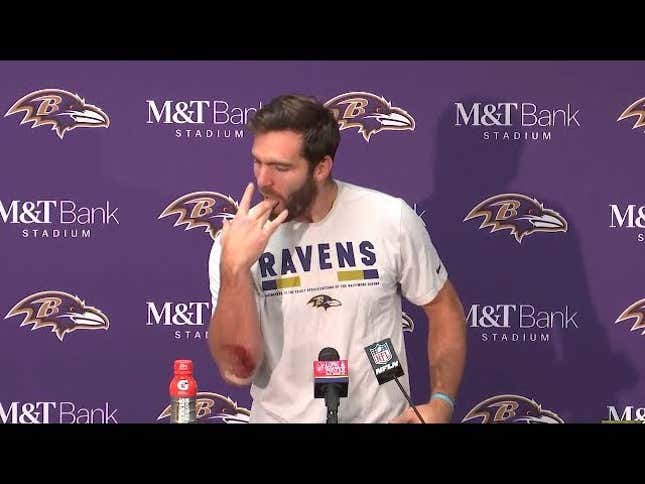 Joe Flacco Ate The W