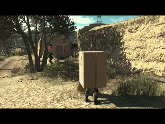 You Can Wear A PS4 Box In <em>Metal Gear Solid V</em>
