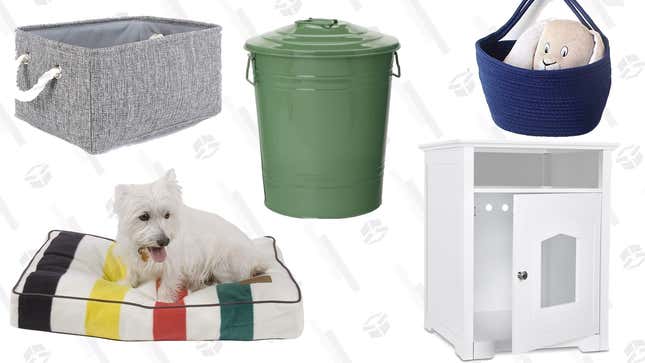 Image for article titled The Most Elegant Solutions For Hiding Your Pet&#39;s Stuff In Plain View