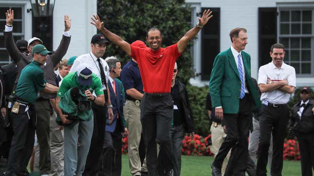 Image for article titled Tiger Woods Has Come Again In Glory To Help Christians Talk About Easter