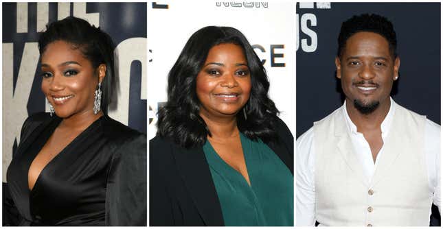 Tiffany Haddish (L), Octavia Spencer and Blair Underwood