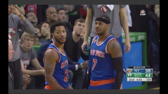 Carmelo Anthony Says The Referee Who Booted Him Has A Grudge