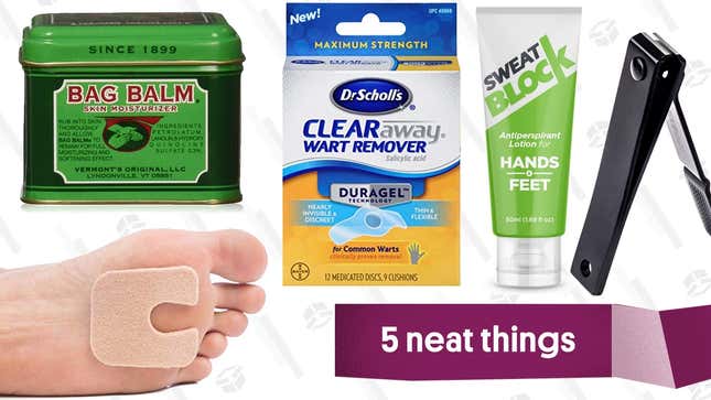 Image for article titled The Products You Need to Fix Five Common Nasty Foot Problems