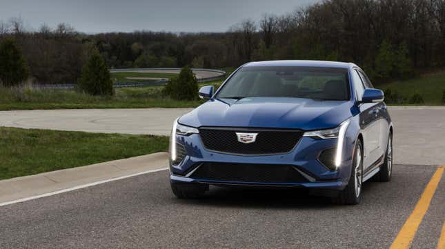 The 2020 Cadillac CT4-V. 