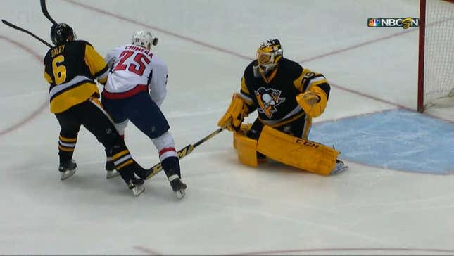 Jason Chimera Scores Header Goal
