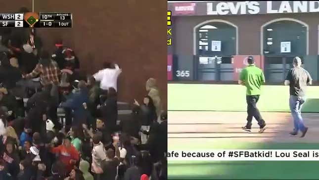 Can Batkid Run The Bases Faster Than Pablo Sandoval?