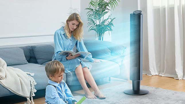 TaoTronics 42” Oscillating Tower Fan | $56 | Clip coupon + use code KJLP7UOR