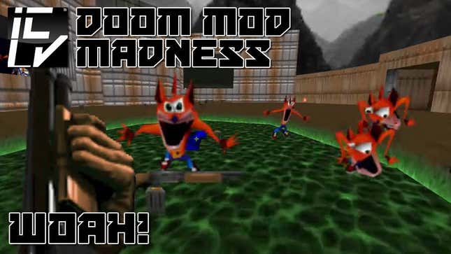 <i>Doom</i> Mod Replaces Every Enemy With Shrieking Crash Bandicoot<em></em>