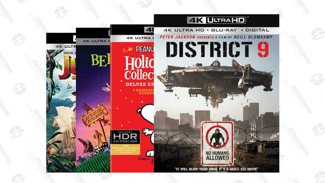 District 9 | $10 | Best Buy
Whiplash | $10 | Best Buy
Fury | $10 | Best Buy
Beetlejuice | $10 | Best Buy
Air Force One | $10 | Best Buy
Jumanji: Welcome to the Jungle | $10 | Best Buy
21 Jump Street | $10 | Best Buy
22 Jump Street | $10 | Best Buy
The Peanuts Holiday Collection | $20 | Best Buy