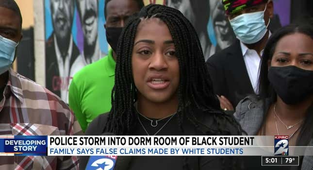 Image for article titled Armed Campus Police in Texas Bombard Black Student’s Dorm Room After Classmates File False Report