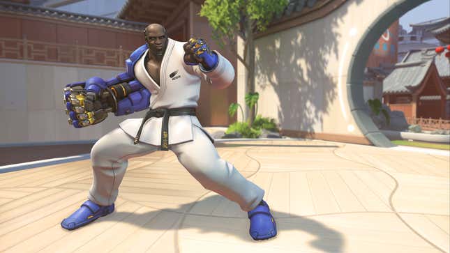 This Doomfist punches racists.