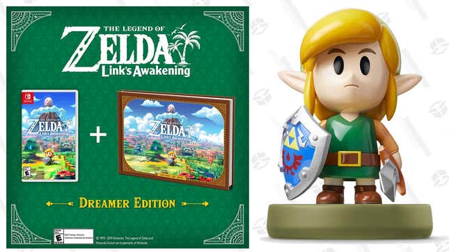 Preorder The Legend of Zelda Link’s Awakening Dreamer Edition | $70 | Amazon | Also at GameStop
Preorder The Legend of Zelda Link’s Awakening amiibo | $16 | Amazon | Also at Best Buy