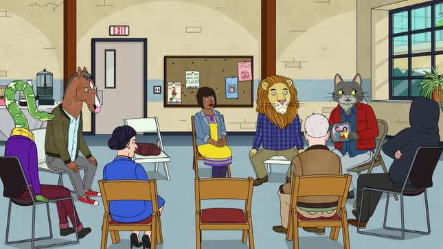 Image for article titled BoJack Horseman Says A Lot Of Deep Stuff About Sobriety, But I Just Liked This One Cat