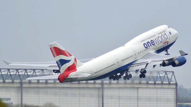 Image for article titled With Help From A Storm, A British Airways 747 Just Broke The Subsonic Trans-Atlantic Record