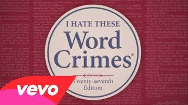 Weird Al's New Video Is A Brilliant Grammatical Smackdown